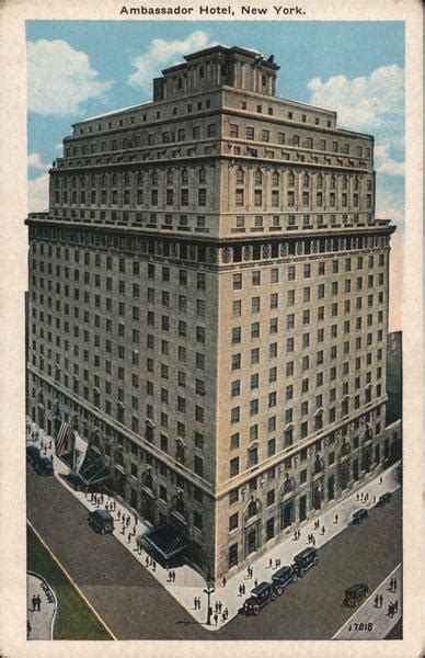 Ambassador Hotel New York City, NY Postcard