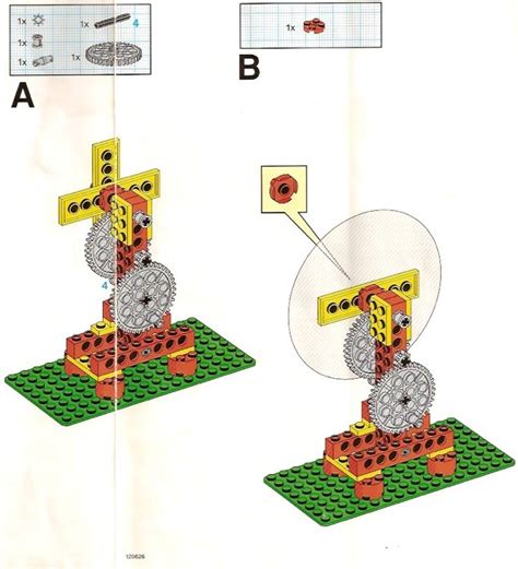 LEGO 9610 Gears Set Instructions, Dacta - Technic