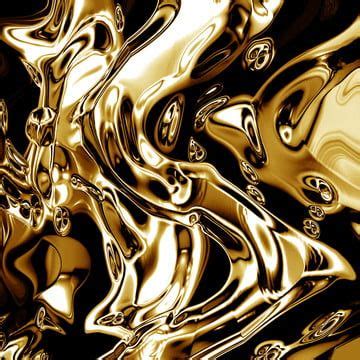 Golden Melted Liquid Metal Background, Water, Splash, Droplet Background Image And Wallpaper for ...