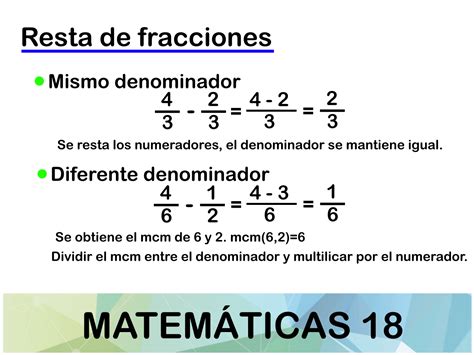 5 Ejemplos De Resta De Fracciones Con Igual Denominador – Nuevo Ejemplo