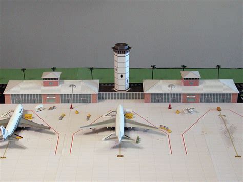 Model Airport Terminal Building #4