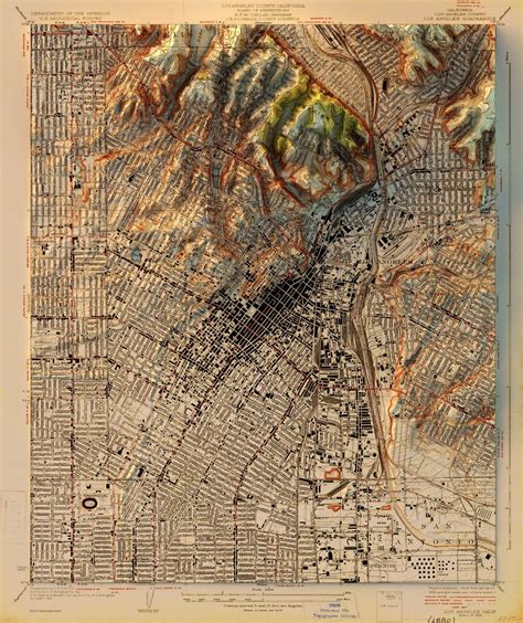 Elevation Map Los Angeles - Osiris New Dawn Map