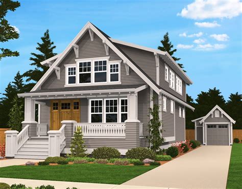 √ Luxury Craftsman Style House Plans Narrow Lot (+5) Theory