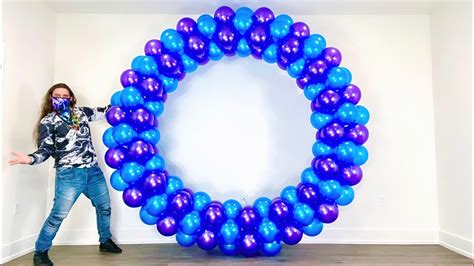 Round Balloon Arch! Tutorial | Decoration Idea - YouTube