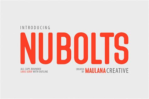 Nubolts Rounded Font | dafont.com