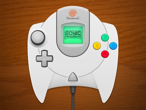 Dreamcast Controller by James Ferrell on Dribbble