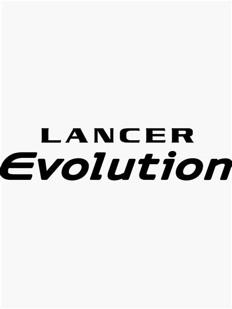 "Mitsubishi Lancer Evolution logo" Sticker for Sale by jcb787 | Redbubble