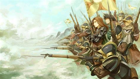 Line Infantry by ※Kome : armoredwomen | Fantasy artwork, Fantasy inspiration, Military drawings