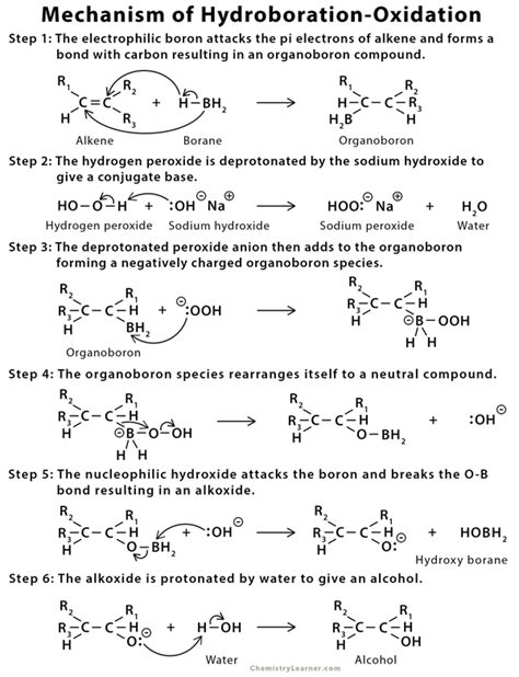 Hydroboration-Oxidation: Definition, Examples, and Mechanism