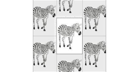 Zebra Pattern Fabric | Zazzle.com