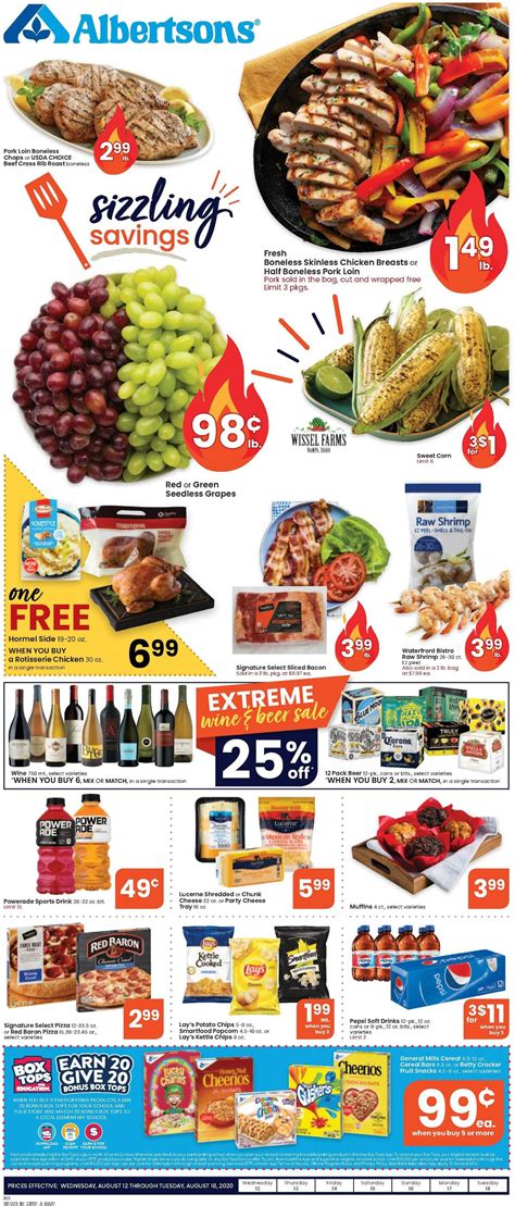 Albertsons Weekly Ads & Special Buys from August 12