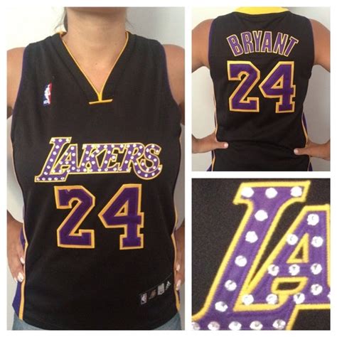 Items similar to Custom Lakers jersey with Swarovski crystals on Etsy