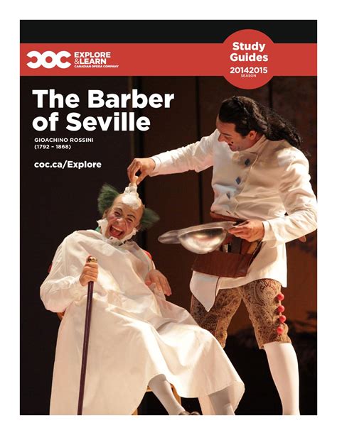 The Barber of Seville Study Guide by Canadian Opera Company - Issuu