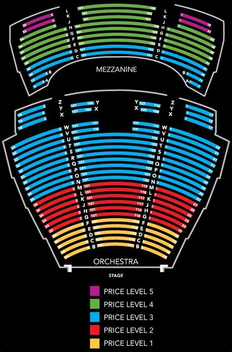 Encore Theater Seating Chart - Draw Stunning Portraits