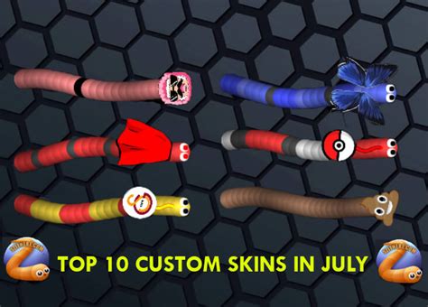 Top 10 Slither.io Custom Skins in August - SlitherPlus.io