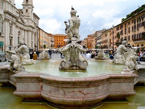 "Fountain of the Moor, Rome" by Alison Brown | Redbubble