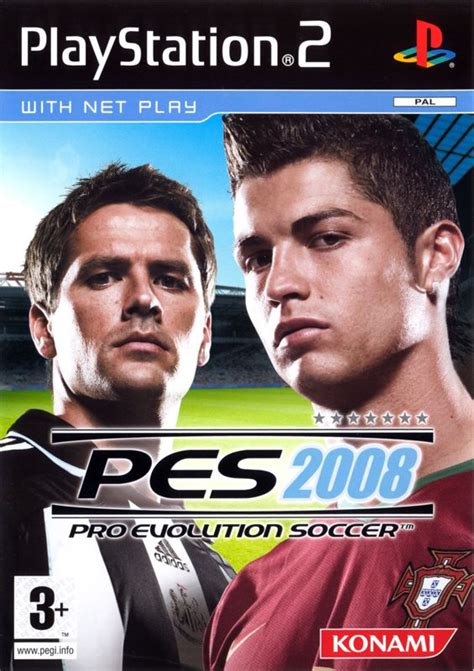 PES 2008: Pro Evolution Soccer cover or packaging material - MobyGames