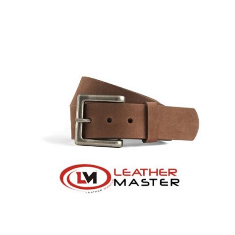 1 3/4 Inch Black & Brown Leather Belt