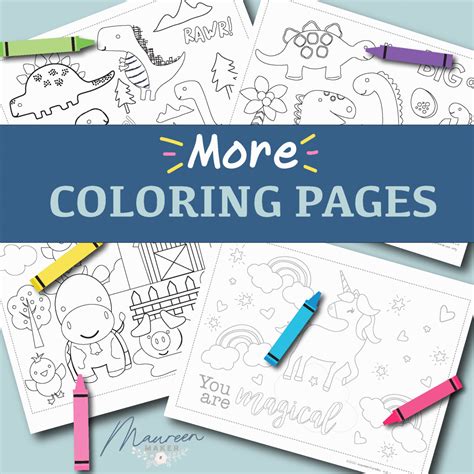 Printable Coloring Pages by Maureen Fiorellini