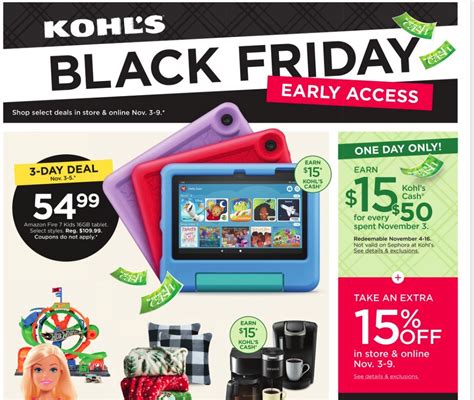 Kohl’s 2023 Black Friday ad + early deals