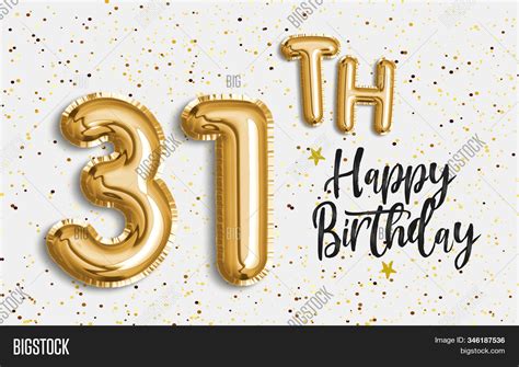 Happy 31th Birthday Image & Photo (Free Trial) | Bigstock