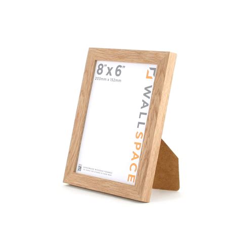 Buy Wall Space 8x6 Oak Frame | Light Oak 8x6 Photo Frames | SOLID OAK ...