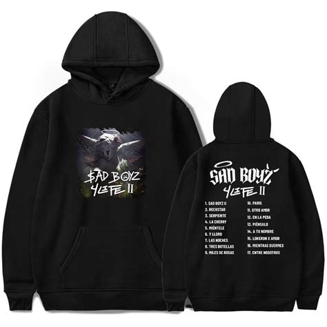 Junior H Merch Sad Boyz 4 Life II Album Hoodie Sweatshirt Autumn For ...