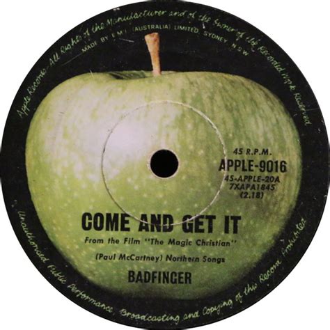 Badfinger – Come And Get It (1969, Vinyl) - Discogs