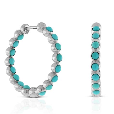 Lisa Bridge Turquoise Hoop Earrings | Ben Bridge Jeweler