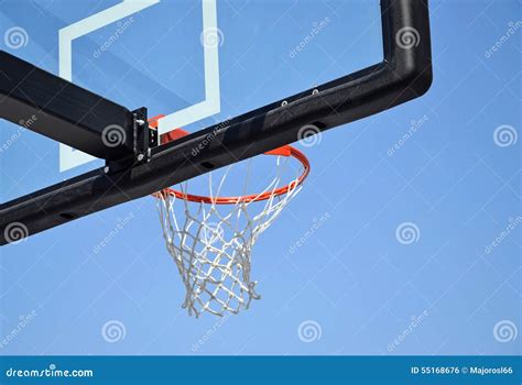 Basketball hoop stock photo. Image of team, space, outdoors - 55168676