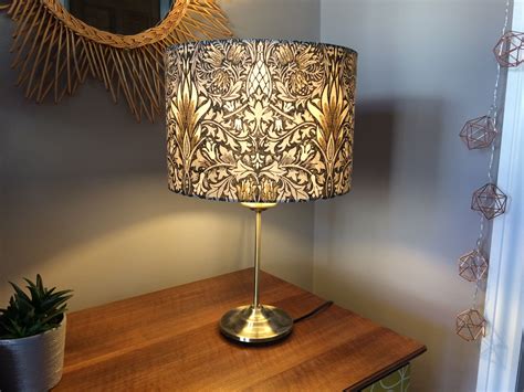 William Morris Snakeshead Fabric Lampshade Table or Floor - Etsy UK | Fabric lampshade, Pendant ...