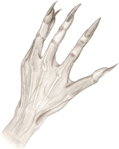 Scary Hand Drawing at PaintingValley.com | Explore collection of Scary Hand Drawing