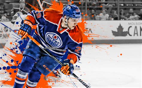 Download wallpapers Leon Draisaitl, Edmonton Oilers, German hockey player, striker, NHL, USA ...