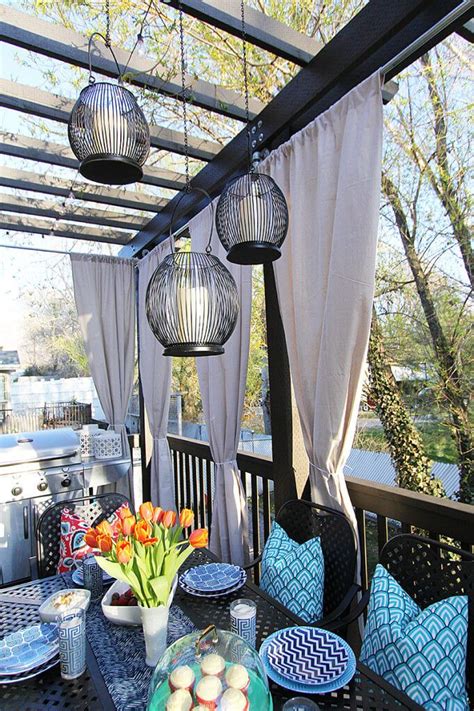 31 Stylish Outdoor Curtain Ideas to Spice Up Your Outdoor Space ...