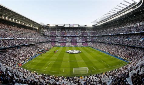 Soccer stadium, Santiago Bernabeu Stadium, Real Madrid, Champions ...