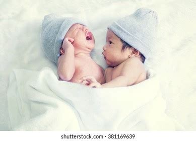 Baby Twins Sleeping Stock Photo 381169639 | Shutterstock