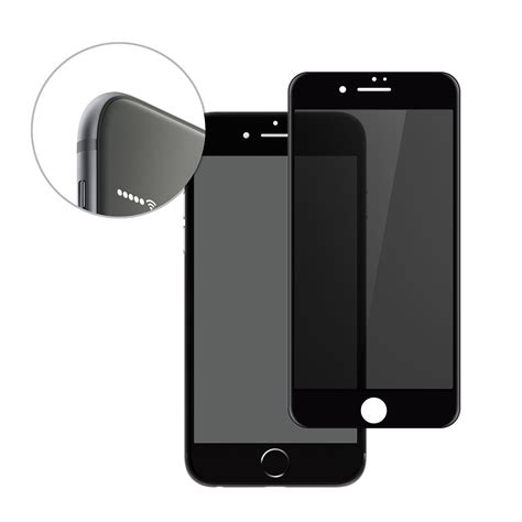 TECHO Privacy Screen Protector for iPhone 8 Plus 7 Plus, Anti Spy 9H ...