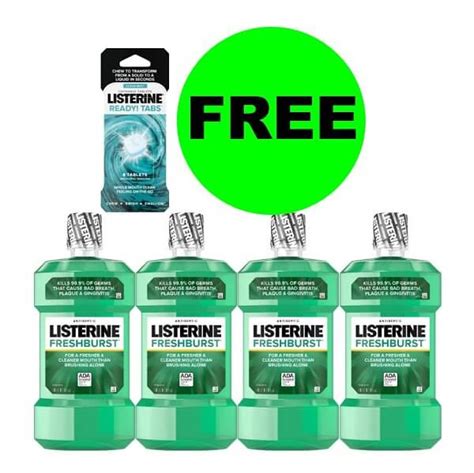 Sneak Peek CVS Deal: (4) FREE + $2 Money Maker On Listerine Products ...