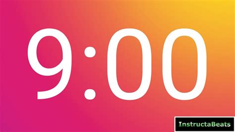 9 Minute Timer Countdown - Colorful - YouTube