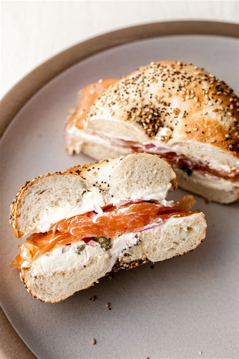 Classic Smoked Salmon Bagel Combo - Cooking with Cocktail Rings