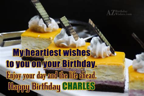 Happy Birthday Charles - AZBirthdayWishes.com