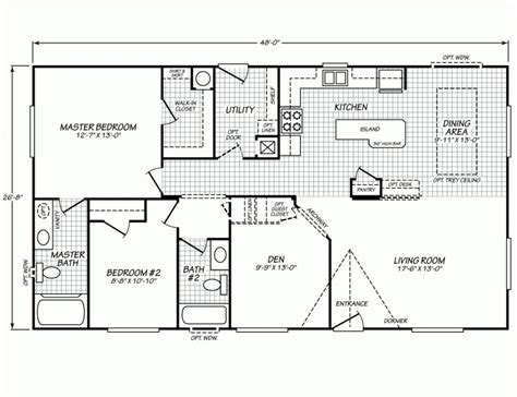 Fleetwood Modular Homes Floor Plans - floorplans.click