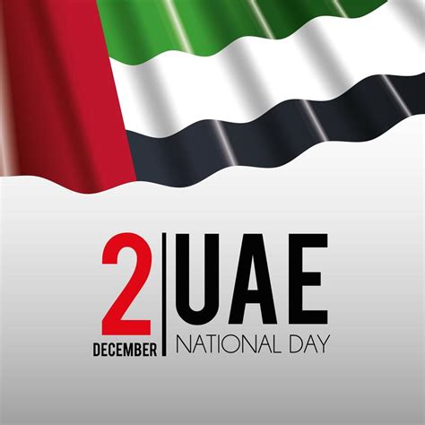 UAE banner with flag to celebrate the national day 1311706 Vector Art at Vecteezy