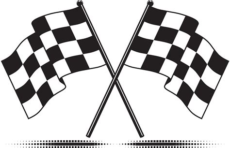 Checkered Flags Png Clipart Checkered Racing Flags Pn - vrogue.co