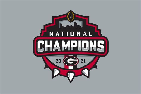 Georgia breaks down the 2021 National Champions logo