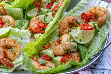 Chili Lime Shrimp Wraps for Light and Fresh Clean Eating! | Clean Food Crush