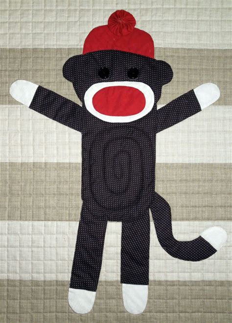 Sock Monkey Quilt Pattern - Etsy