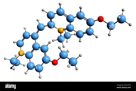 3D image of Pinahrom skeletal formula - molecular chemical structure of ...