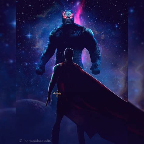 Superman vs Darkseid Artwork by itsharman on DeviantArt