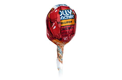 Cherry flavour Jolly Rancher lollipop